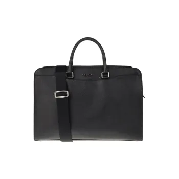 COACH Beckett Leather Briefcase Laptop Bag One Shoulder Handbag Large Size Men's Black