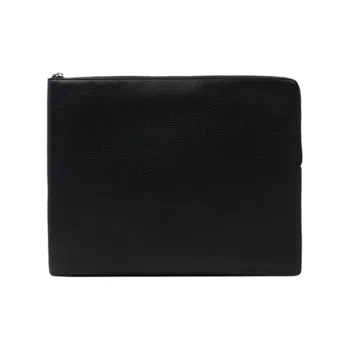 CALVIN KLEIN Leather Clutch Men's Black