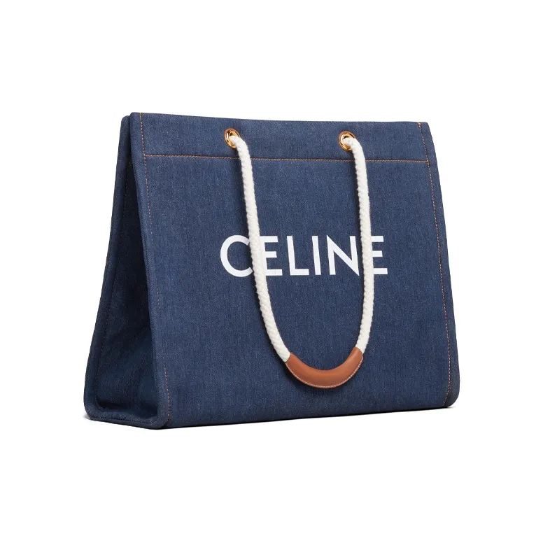 CELINE Cabas Shoulder Bags-2