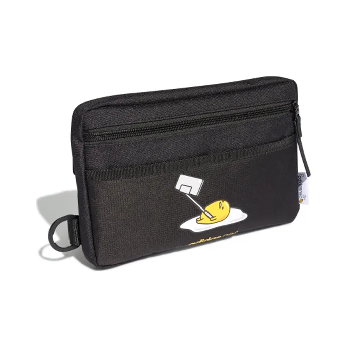 Adidas Neo × Gudetama Collaboration Polyester Crossbody Bag Regular Unisex Black-1