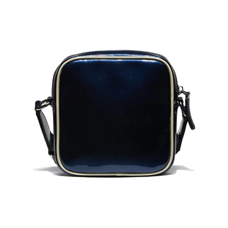 Pepsi Pu Synthetic Leather Small Square Bag Shoulder Bag Regular Unisex Deep Sea Blue-3