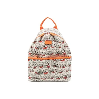 GUCCI Cotton Backpack Kids' Orange/Beige