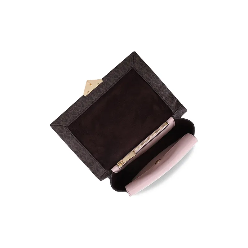 MICHAEL KORS Artificial Leather Crossbody Bag Shoulder Bag Women's Brown/Soft Pink-2