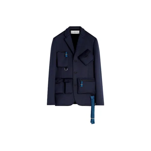 Lanvin Jackets Men Blue