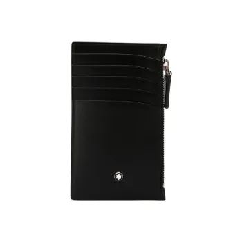 MONTBLANC Meisterstuck Cow Leather Card Holder Card Holder Men's Black