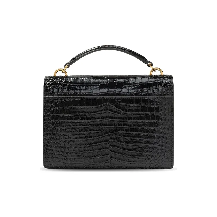 SAINT LAURENT Sunset Chain Wallet Black-2