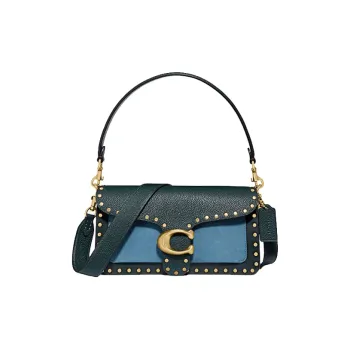 COACH Tabby Cow Leather God Of Wine Bag, Shoulder Bag, Crossbody Bag Women's Green