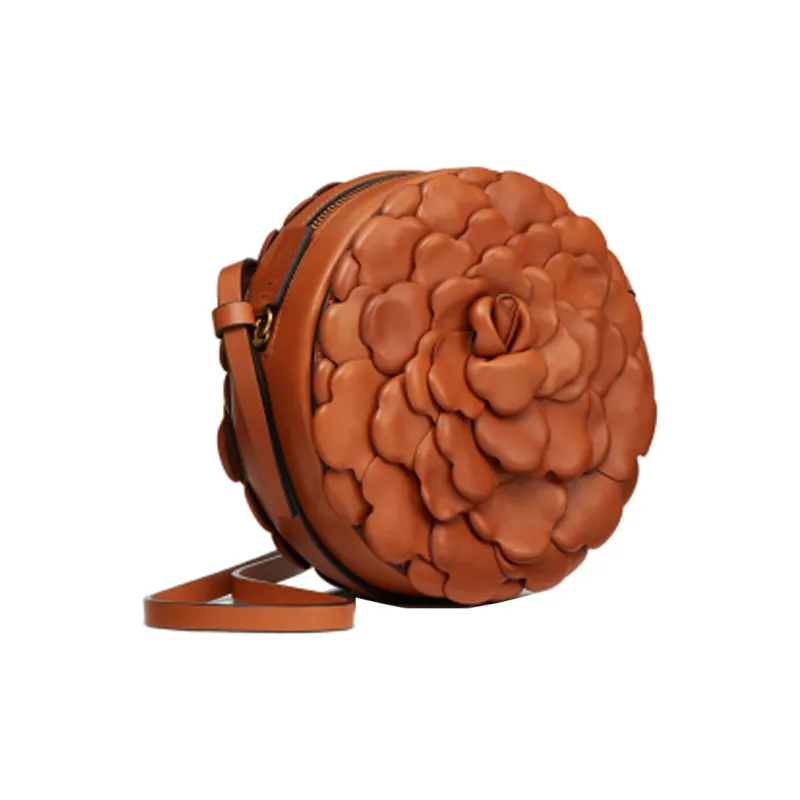 Valentino Atelier Sheepskin Crossbody Bag Shoulder Bag Women's Brown-1