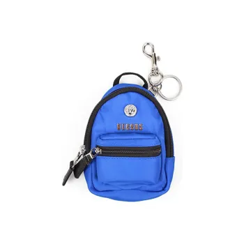 VERSACE Nylon Key Pouch Coin Purse Unisex Blue