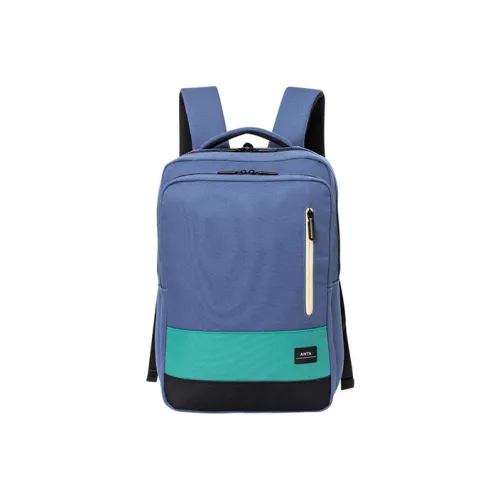 Anta Nylon Backpack Unisex Ceramic Tiles Blue