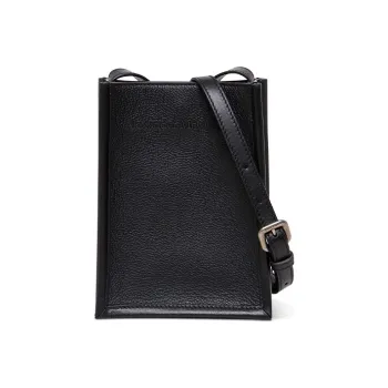 Alexander McQueen Calfskin One Shoulder Handbags Men's Black