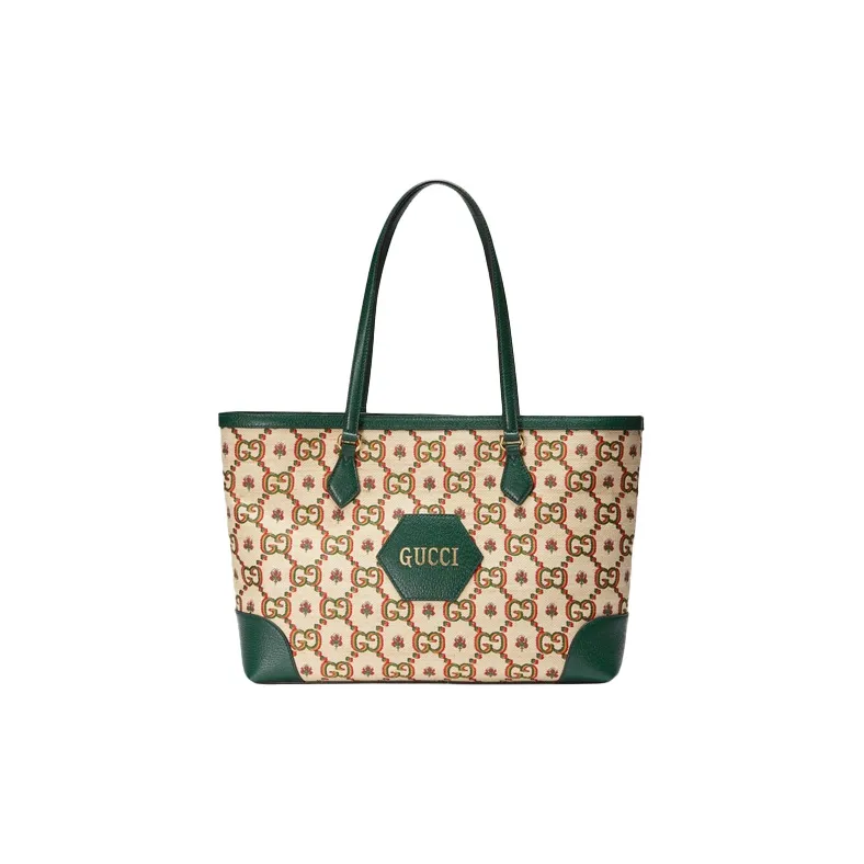 GUCCI Ophidia Jacquard Fabric Tote Bag, Shopping Bag, Handbag, Shoulder Bag Unisex-0