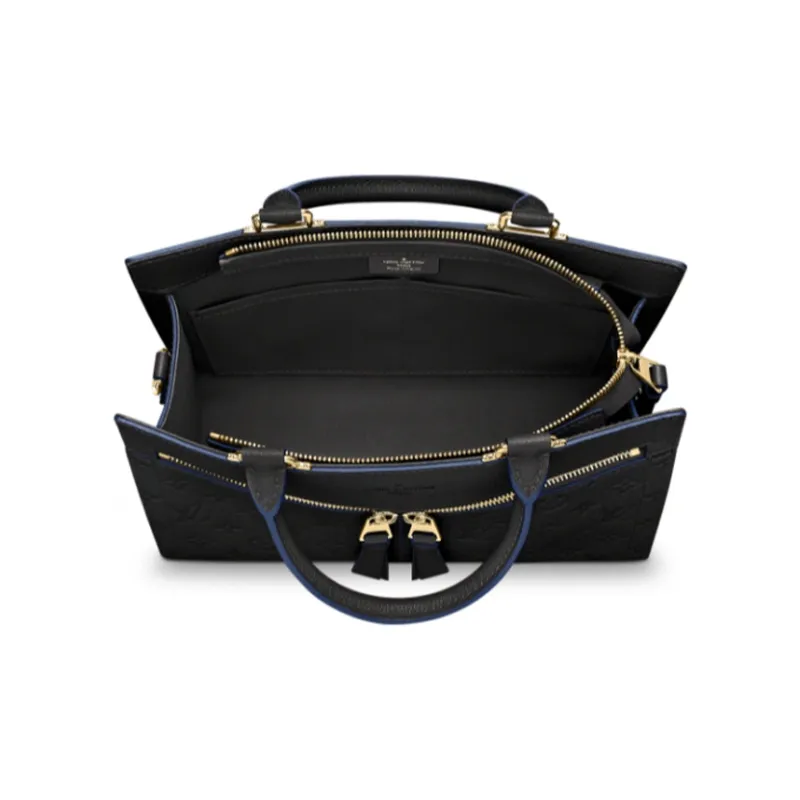 LOUIS VUITTON Sully Monogram Empreinte Pm Noir Black-3