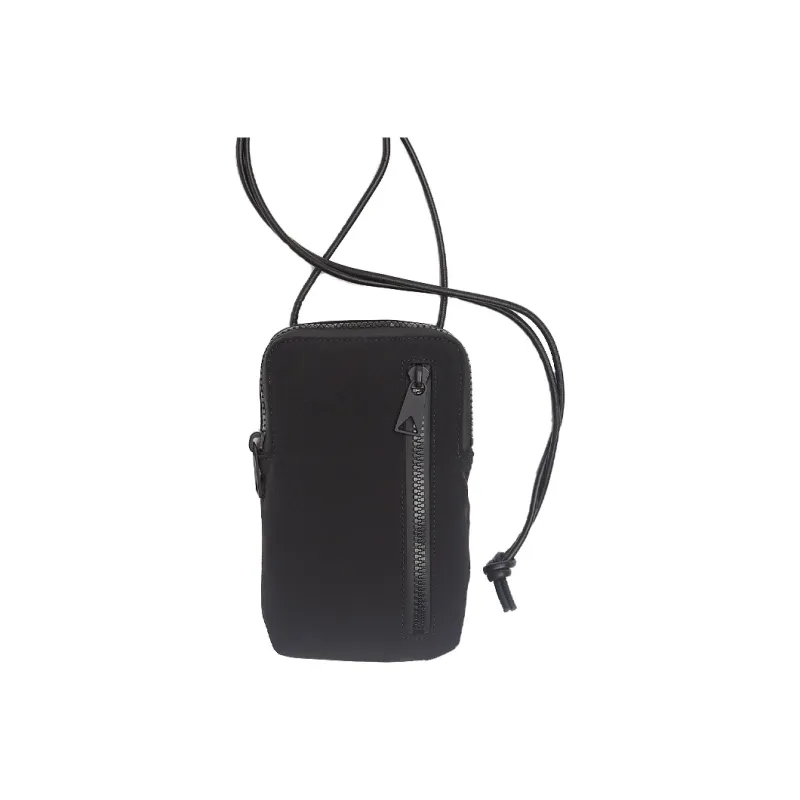 Bottega Veneta Sheepskin Nylon Blend Storage Bag Shoulder Bag Women's Black-1