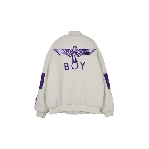 Boy London Velvet Jackets Unisex White