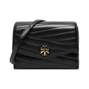 TORY BURCH Kira Leather Shoulder Bag, Crossbody Bag Women's Black