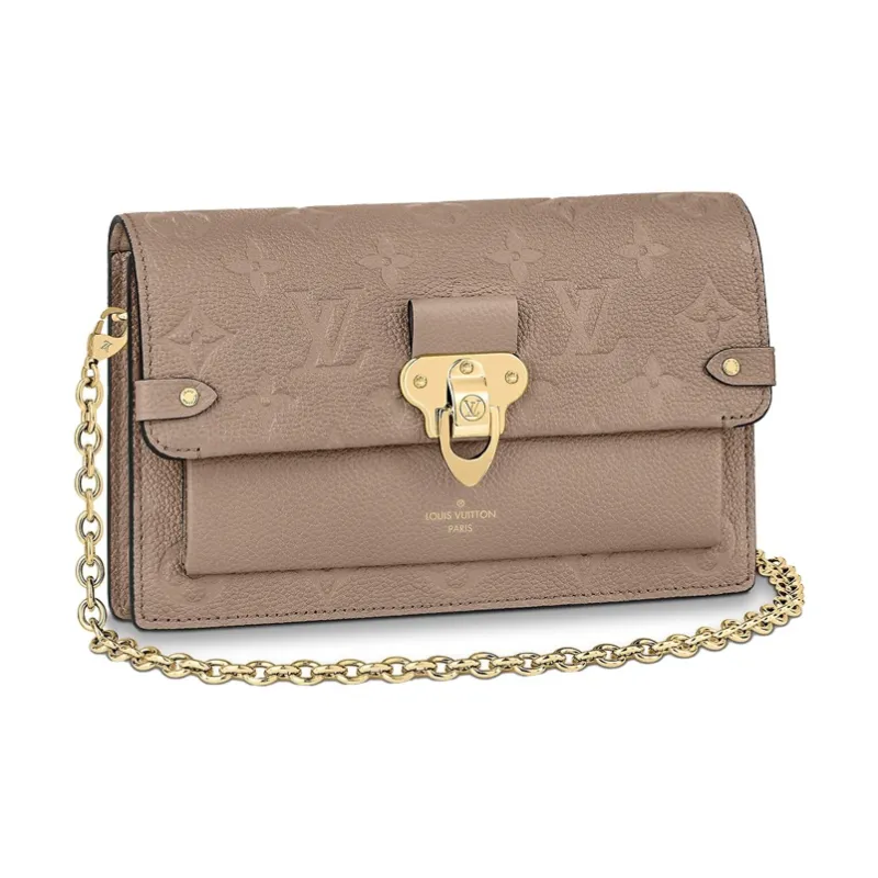 LOUIS VUITTON Vavin Cow Leather Weiwei An Crossbody Bag Regular Women's Milk Tea-0