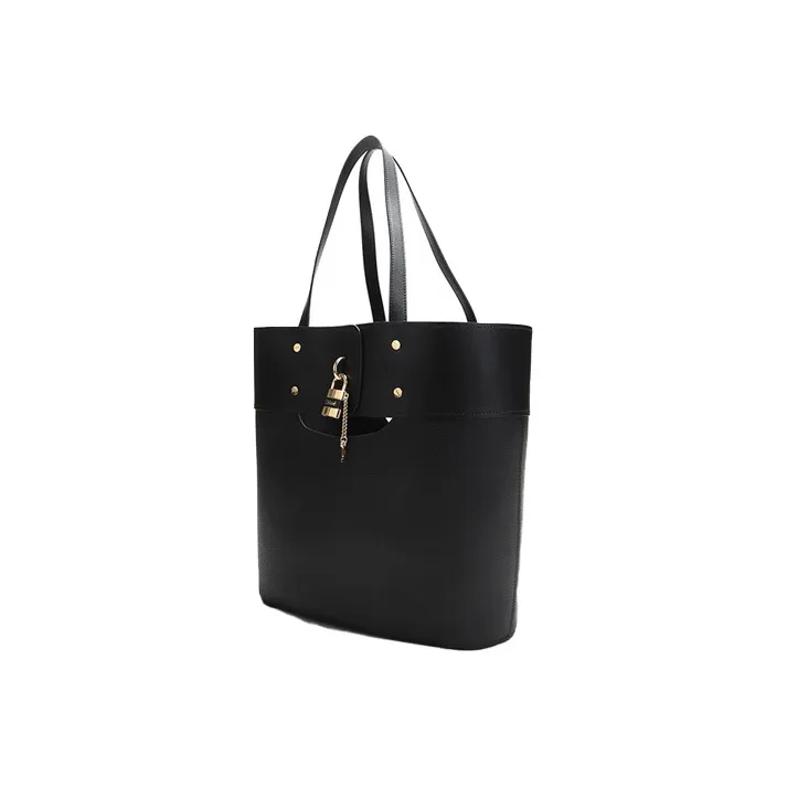 Chloe Chloé Bags Cow Leather Handbag Medium Size Women's Black-2