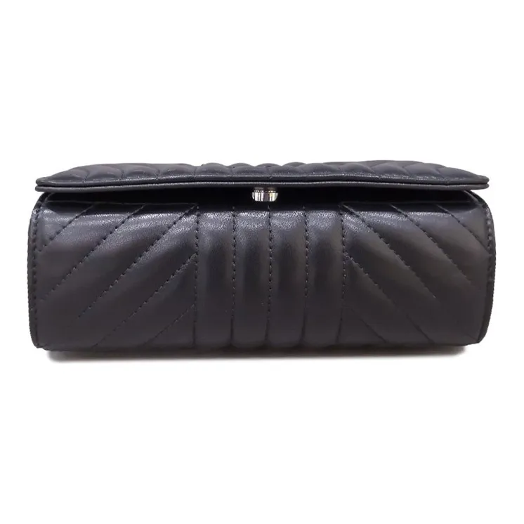 PRADA Sheepskin Shoulder Bag Crossbody Bag Regular Women's Black-2