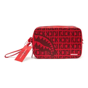 SPRAYGROUND Artificial Leather Wallets Clutches Regular Unisex Red