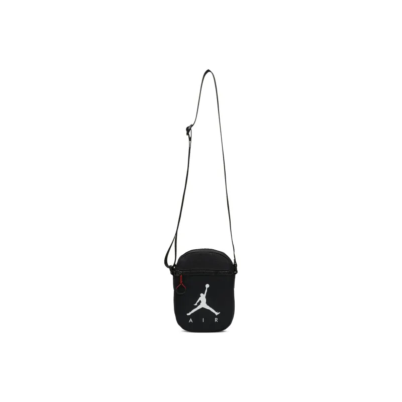 Jordan Polyester Cell Phone Pouch Shoulder Bag Crossbody Bag Small Size Unisex Black-0
