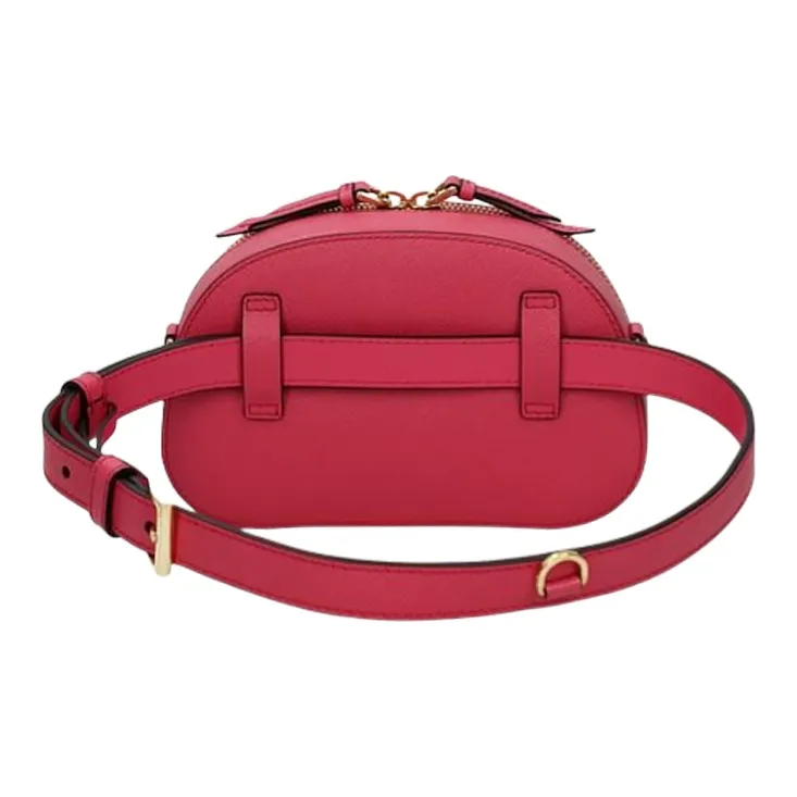 PRADA Leather Shoulder Bag Crossbody Bag Women's Fuchsia-2