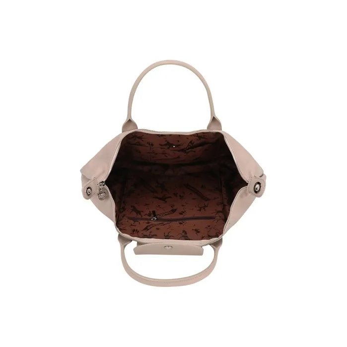 LONGCHAMP Le Pliage Cuir Leather Handbag Shoulder Bag Crossbody Bag Women's Pink-3