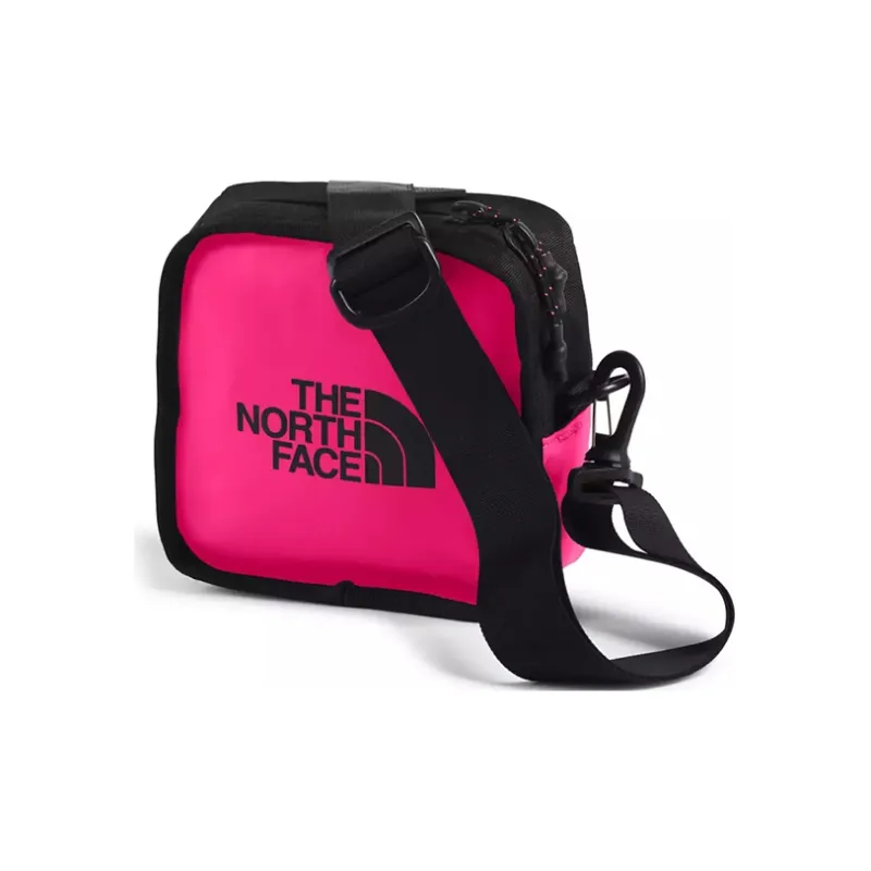THE NORTH FACE Explorer Collection Polyester Nylon Fabric Crossbody Bag Unisex Fuchsia-2