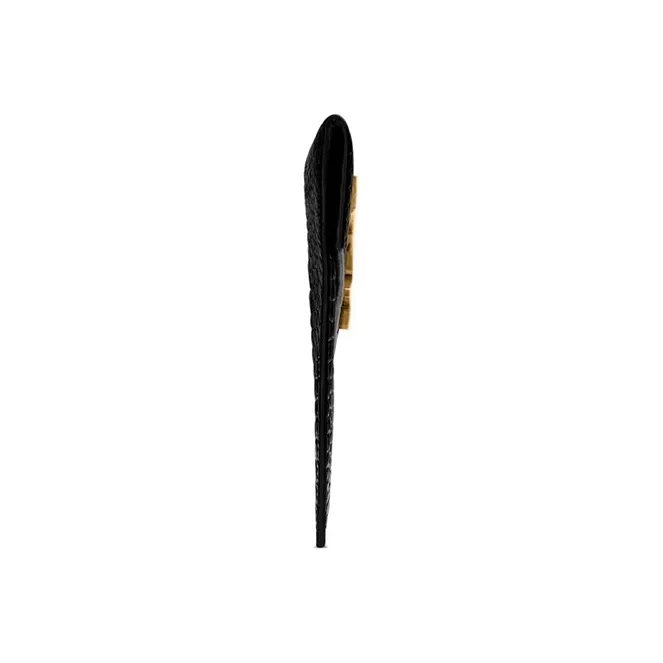 SAINT LAURENT Leather Envelope Bag, Clutch Trumpets Women's Black-2