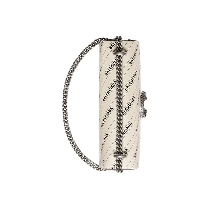 GUCCI Dionysus Leather Crossbody Bag Small Size Women's White-4