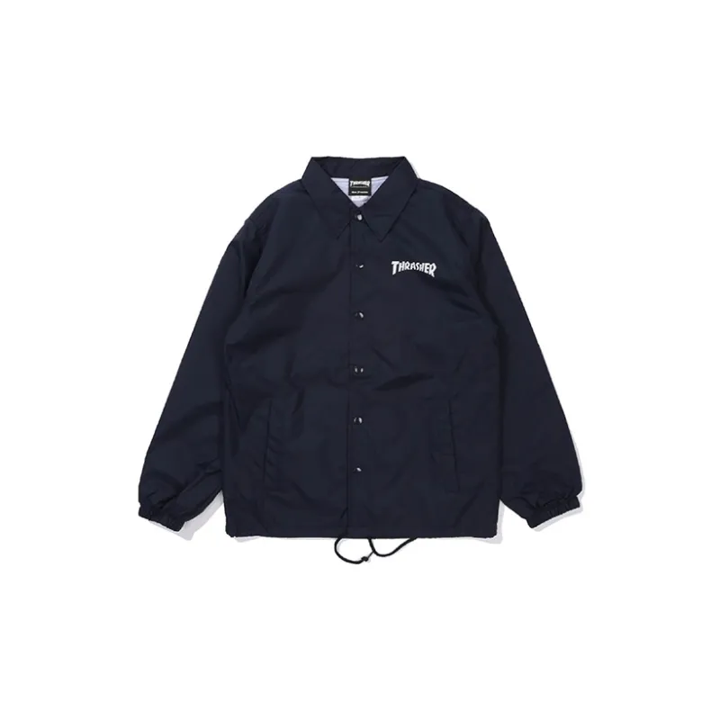 Thrasher Jacket Japan Version Unisex Dark Blue-1