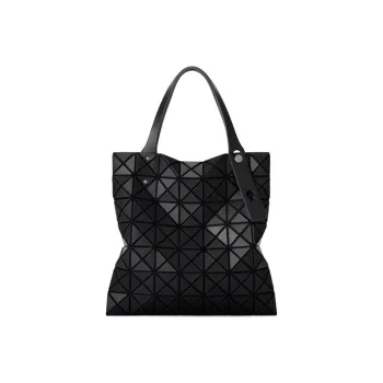 ISSEY MIYAKE Prism Polyester Shoulder Bags Handbags Unisex Black
