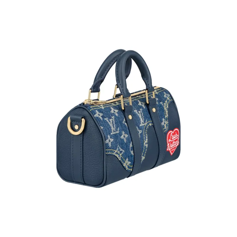 LOUIS VUITTON X Nigo Keepall Xs Monogram Blue-2