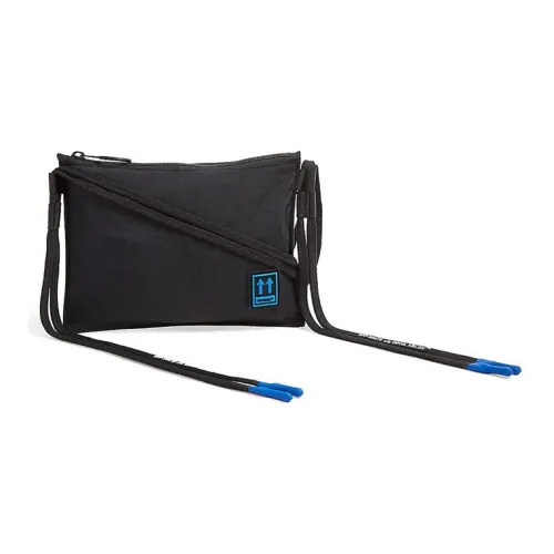 OFF-WHITE Flat Crossbody Bag Black