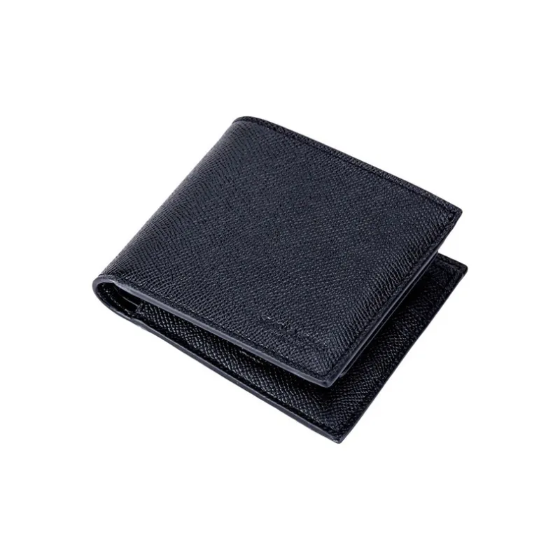 COACH 3 IN 1 Wallet Leather Card Holder Wallet Men's Black-3