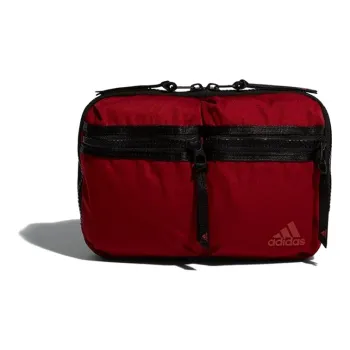 Adidas Polyurethane Shoulder Bag Crossbody Bag Women's Red