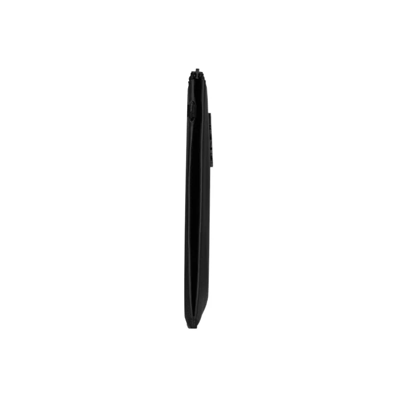 SAINT LAURENT Grain Embossed Leather Clutch Women's Black-2