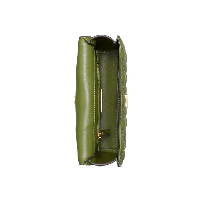TORY BURCH Sheepskin Crossbody Bag Shoulder Bag Women's Green-2