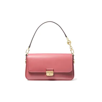 MICHAEL KORS Bradshaw Cow Leather Shoulder Bag Baguette Bag Shoulder Bag Women's Light Rose