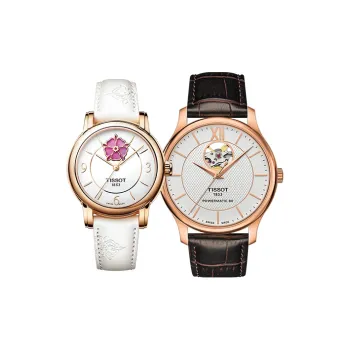 TISSOT Automatic Mechanical Movement Unisex Watch 40mm White Dial