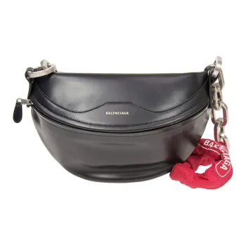 Balenciaga Cow Leather Sling Bag Women's Black