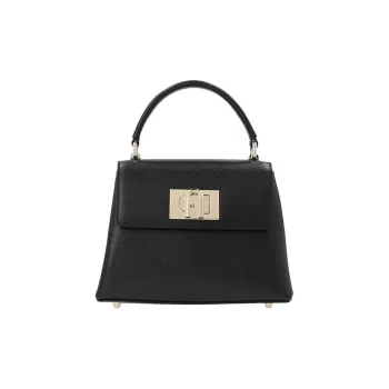 Furla 1927 Collection Leather Shoulder Bag, Handbag Mini Women's Black