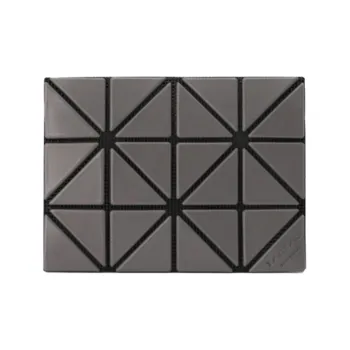 ISSEY MIYAKE PVC Card Holder, Coin Purse, Wallet, Clutch Unisex Dark Gray