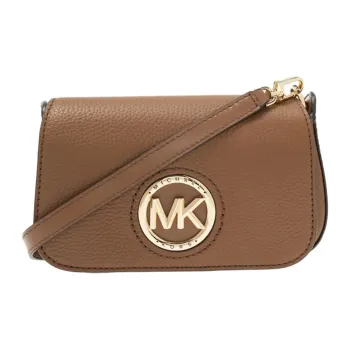 MICHAEL KORS MICHAEL KORS Handbag Collection Samira Leather Crossbody Bag Women's Brown