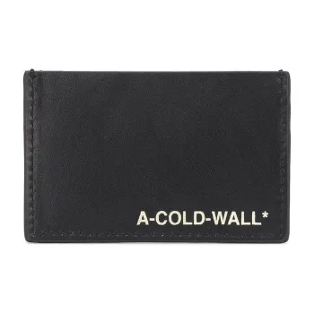 A COLD WALL* Cow Leather Card Holder Card Holder Unisex Black