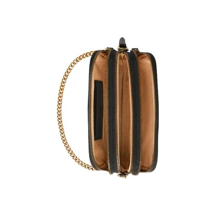 GUCCI GG Marmont Quilted Leather Chain Bag, Shoulder Bag, Crossbody Bag Women's Black-4