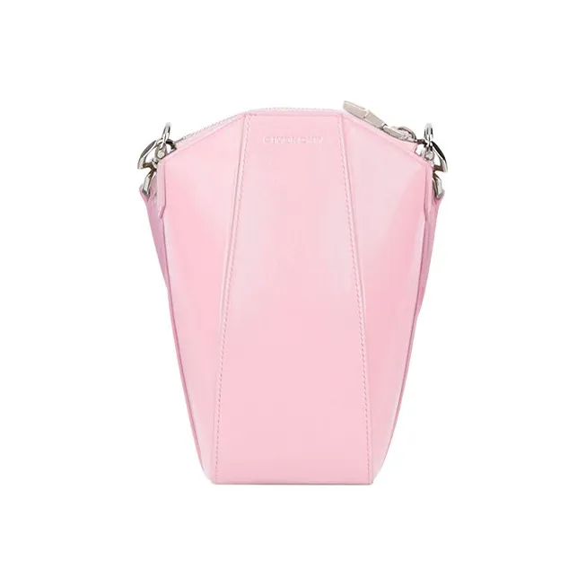 Givenchy Cow Leather Vertical Handbag Crossbody Bag Mini Women's Pink-0
