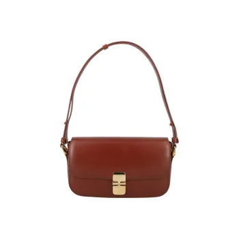 A.P.C Grace Foldover Top Shoulder Bag