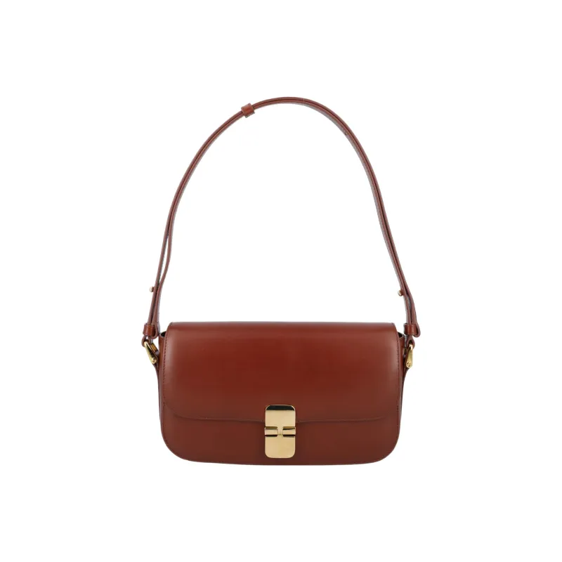 A.P.C Grace Foldover Top Shoulder Bag-0