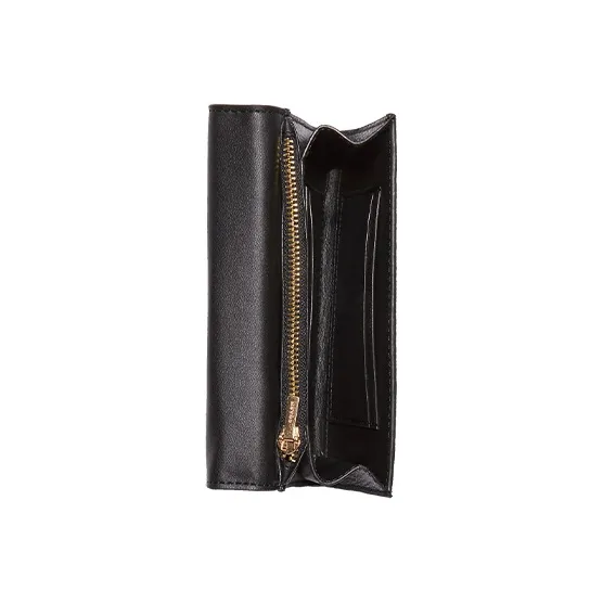 COACH Kleo Leather Clutch Wallet Small Size Women's Black-3